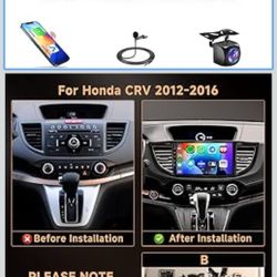 8 Core 6G+128G Android 13 Car Radio for Honda CRV 2012-2016,