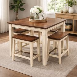 5-Piece Counter Height Dining Set