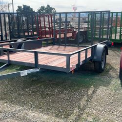 7x10  Utility Trailer By Carson Trailer 