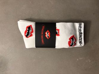 Chrome heart socks
