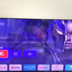 55 Inch TCL Smart 4k QLED Tv
