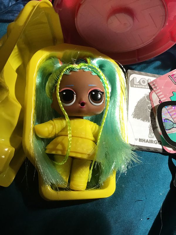 L.o.l Surprise Doll (RARE) Rainbow Raver #HAIRGOALS SERIES for Sale in
