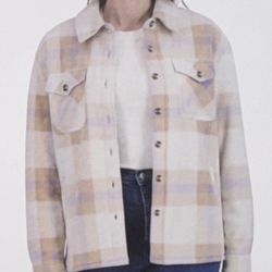 Cozy Plush Shirt Jacket Size Medium Or Large Available NEW