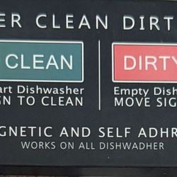 Clean/Dirty Magnetic Dishwasher Indicator New  $9.99 