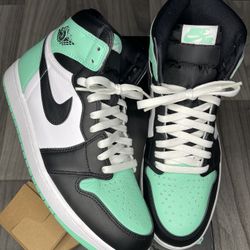 Green Glow Jordan 1s