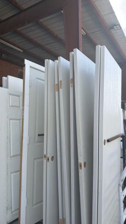 Interior and exterior doors starting at 25 for Interior and 55 for Exterior
