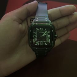 Cartier Santos Black Watch