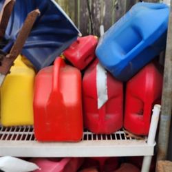 Huge Assortment Of Gas Cans $5 Each