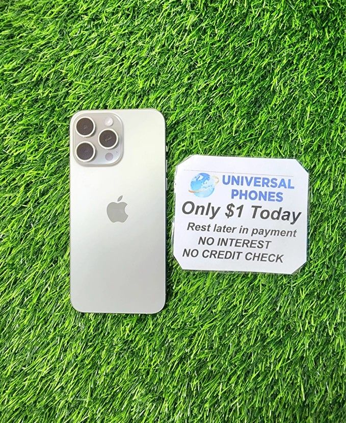 Apple IPhone 15 Pro Max 256gb Unlocked In Box,  100% Battery Health 