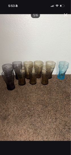Vintage Coca Cola glasses