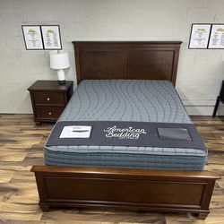 Bed Frame+Nightstand Mattress Not Included