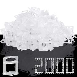 2000-Piece 1/8" Tile Spacers Clips