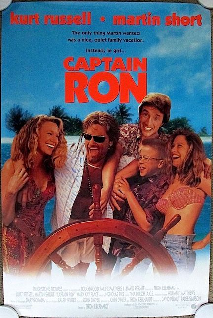 ORIGINAL Vintage 1992 Studio Release One Sheet CAPTAIN RON Movie Poster!