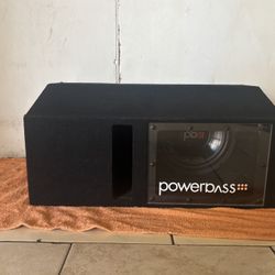 10” Powerbass Subwoofer w/ Ported Box – Clean Bass, Ready to Install