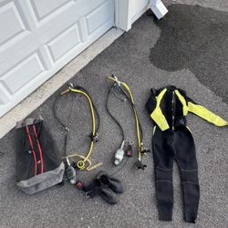 Diving Equipment Lot 