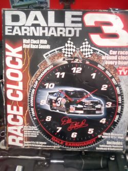 Dale Earnhardt Wall Clock