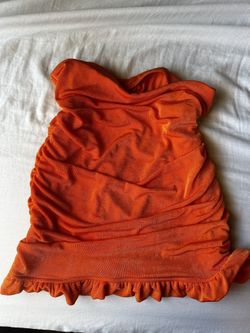 Orange Body on Skirt