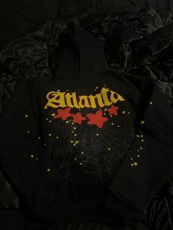 BLACK ATLANTA HOODIE SP5DER