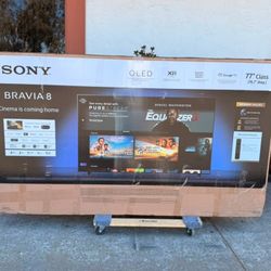 77XR80 77” Sony smart 4k oled bravía 8 TV 