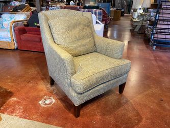 JESSICA CHARLES Paisley Print Stationary Chair