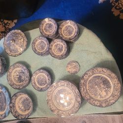 Staffordshire Liberty Blue Collection