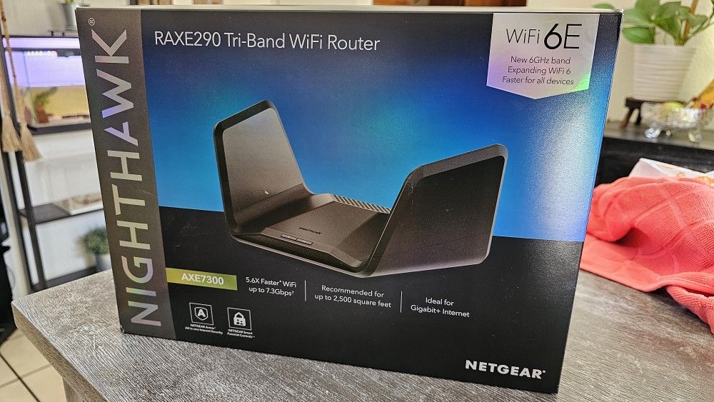 Nighthawk AXE7300 Tri-Band WiFi 6E Router