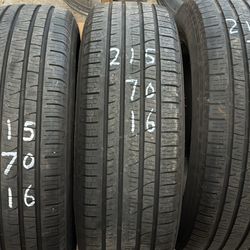 215/70/16 Pirelli Tires