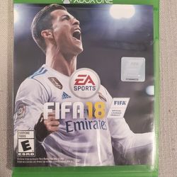 FIFA 18 Standard Edition For Xbox One Soccer with Cristiano Ronaldo video game