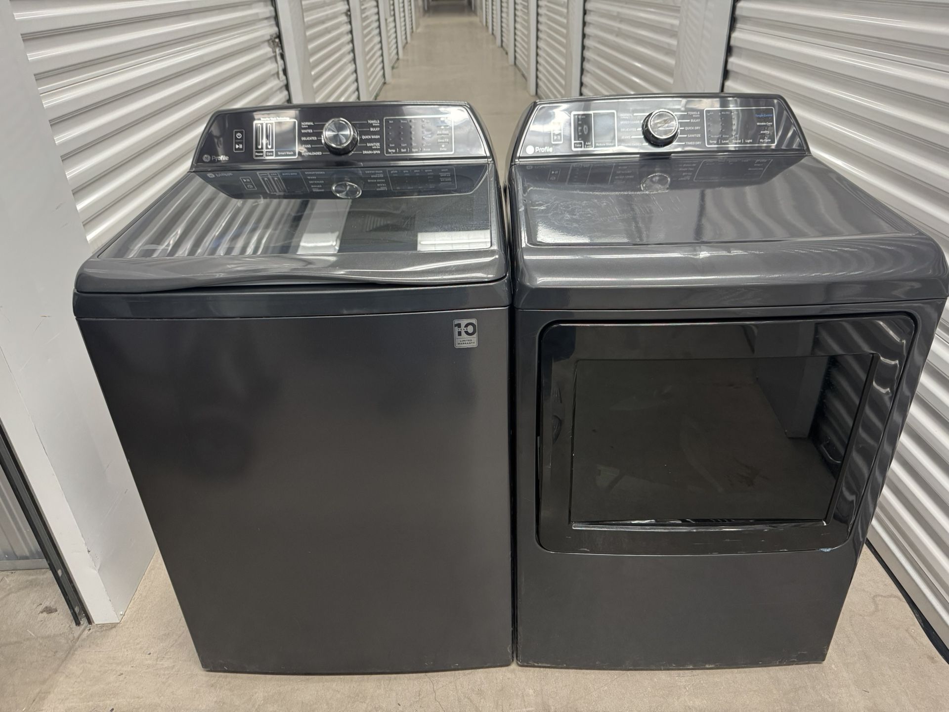 GE Profile Washer And Electric Dryer