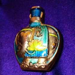 Pending Pick Up Vintage Brass Elephant Snuff Bottle