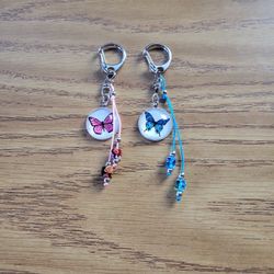 Butterfly Keychain 2pcs 