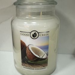Goose Creek Large Jar Candle  Soothing Coconut  