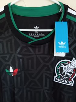 Adidas Authentic 3XL Mexico Black Fan Jersey