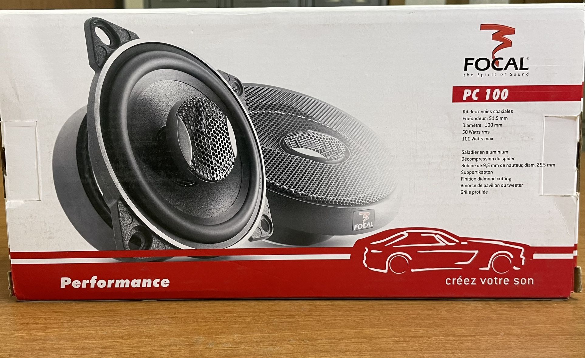 Focal PC 100 4” Speakers