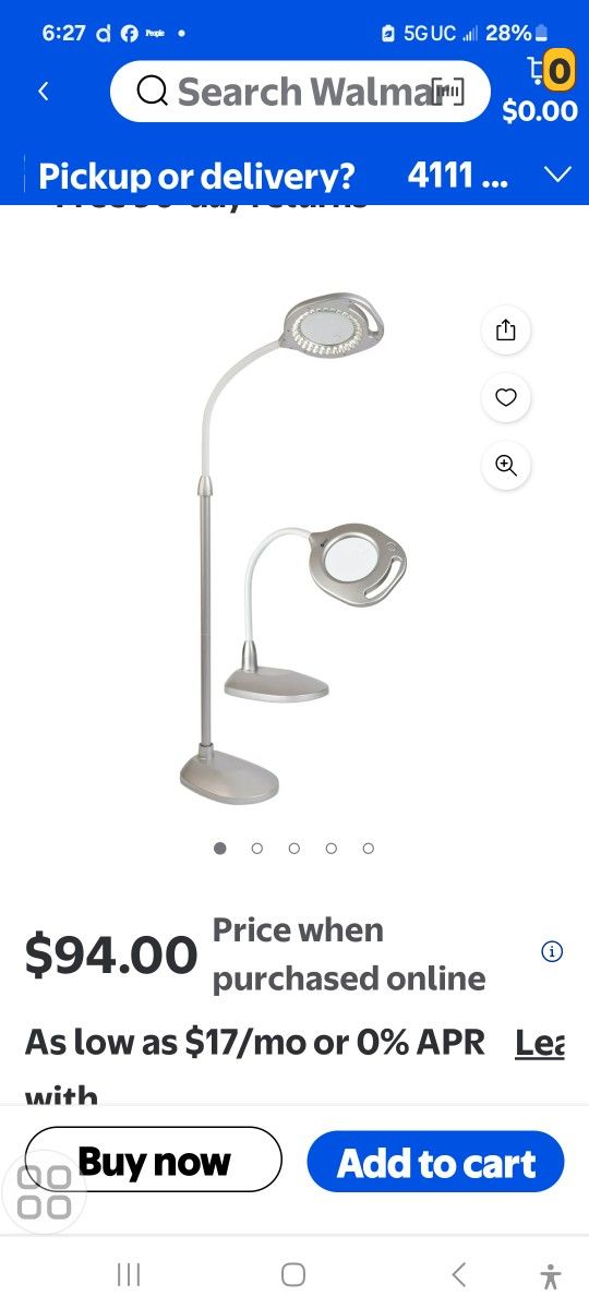 Offlite Magnifier Lamp W/adjustable Neck