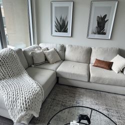 Cream Sectional Couch