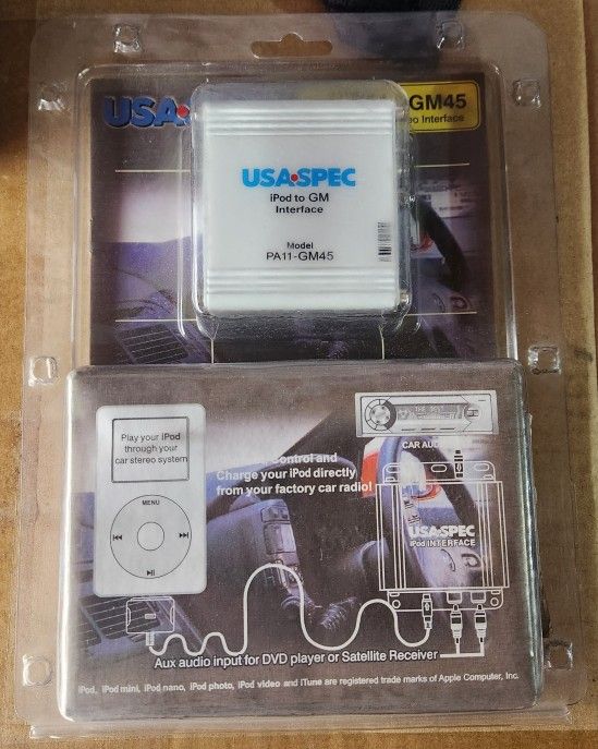 USA Spec PA11-GM45
iPod / Aux Input WIRED Music Interface for 1997 To 2002 GM Radios