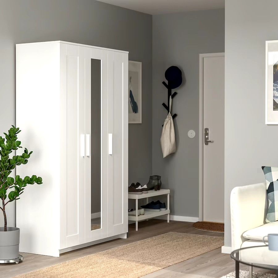 Ikea Brimnes White Wardrobe