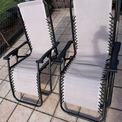 Reclining Lounge Chair Set with Side Table