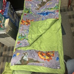 Kids Sleep Over Cot With Sleeping Bag