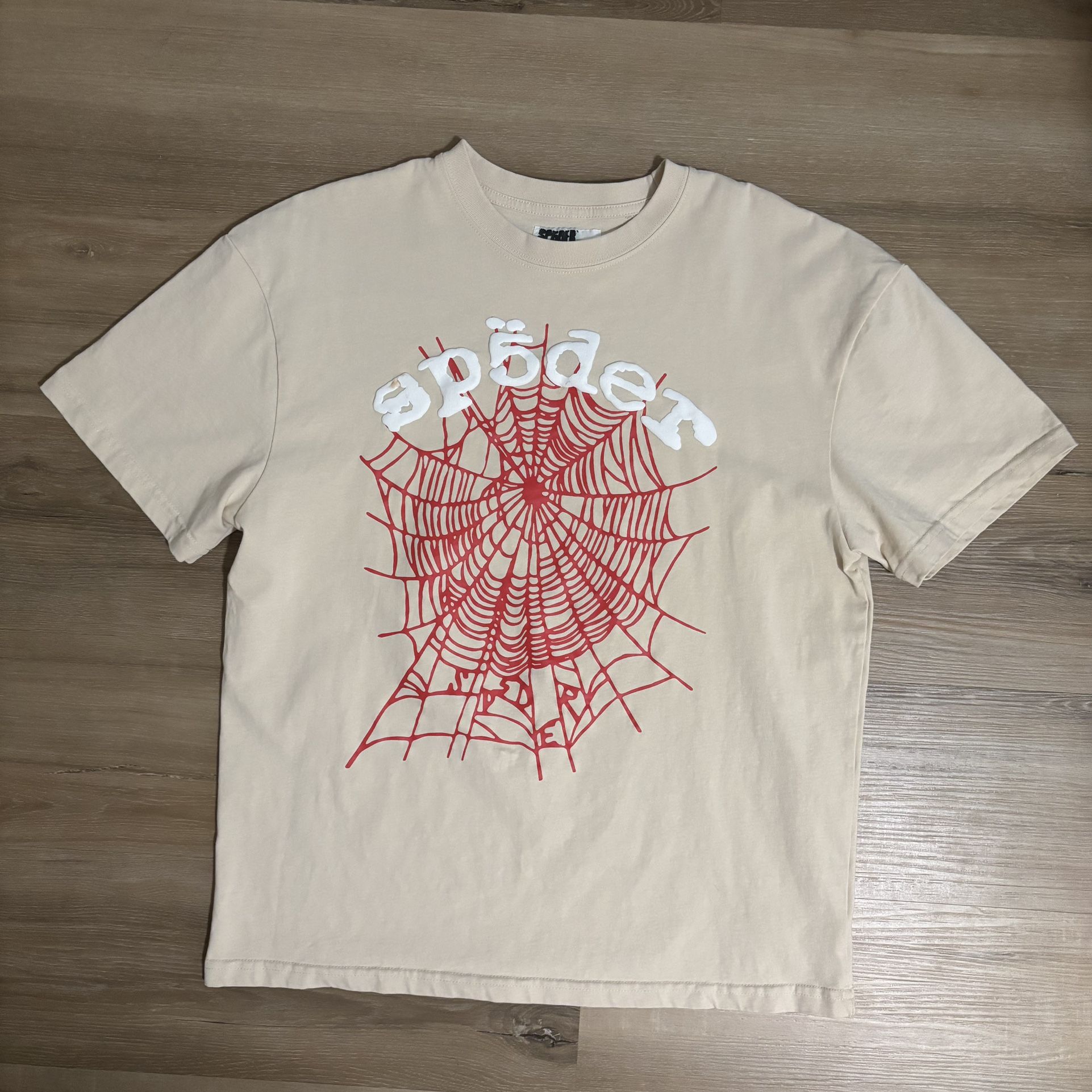 Cream Sp5der Shirt