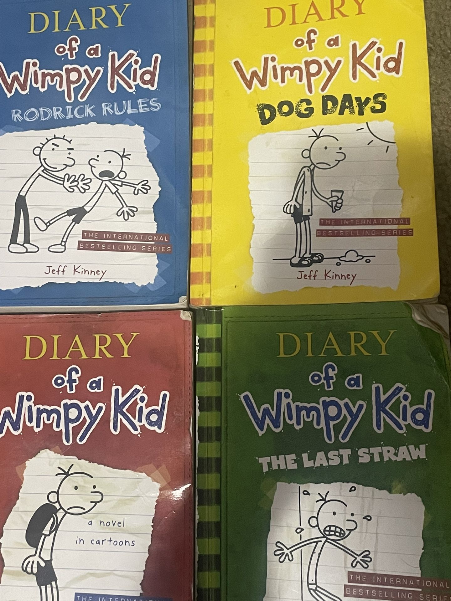 Diary Of A Wimpy Kid 1-4