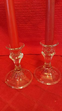 Cristal Candle Holders (2)
