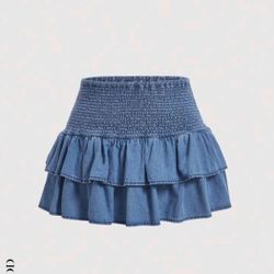 Jean Skirt 
