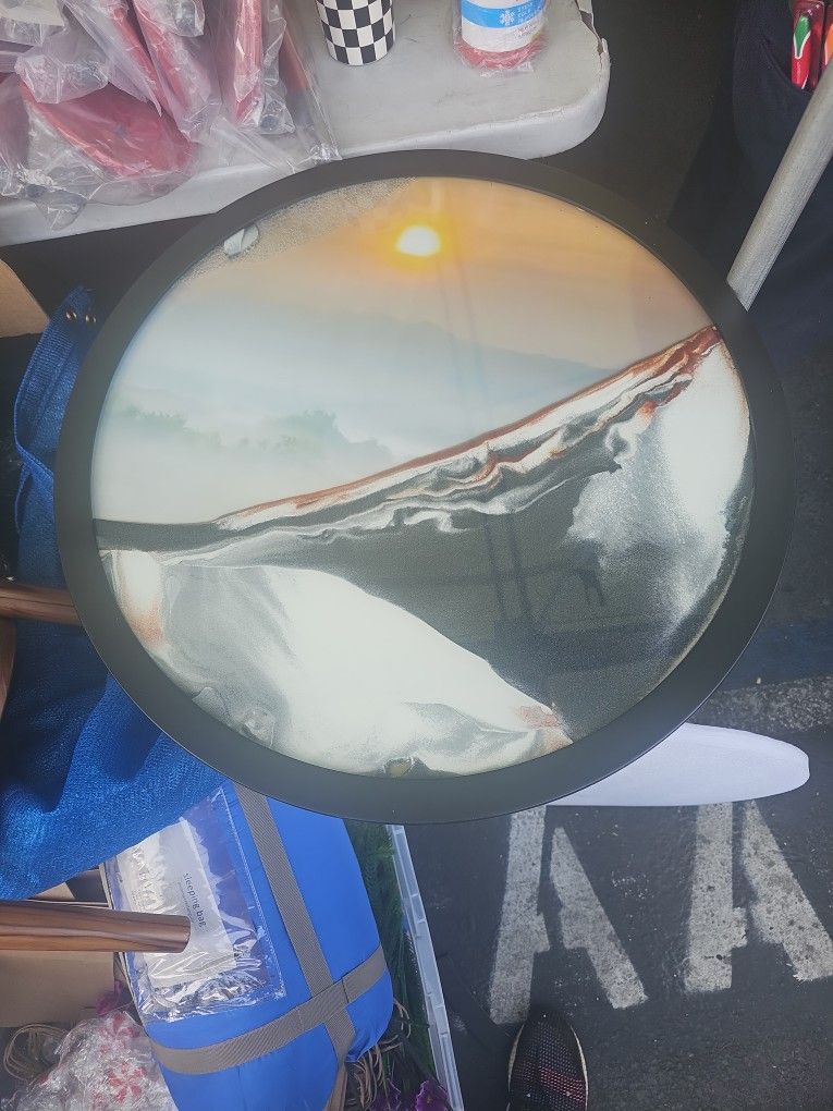 Beautiful Real Art Sand Moving Freme