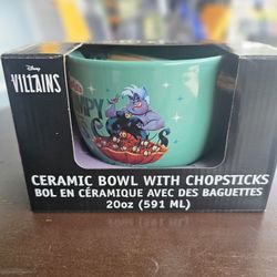 Ceramic Bowl with Chopsticks Ursula