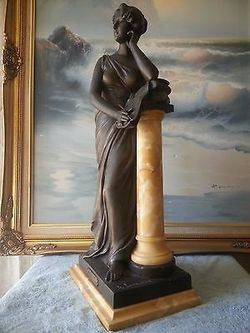 Antique French Bronze Statue