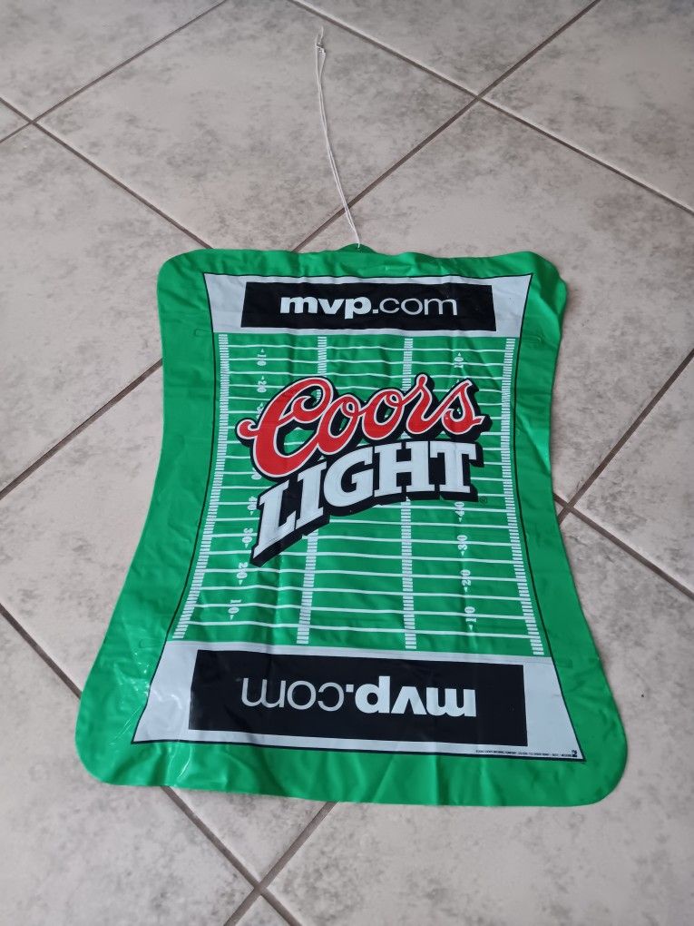 Vintage Coors Light Football Field Advertising Inflatable 
