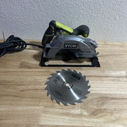 Ryobi Electric Circular Saw With Laser Used In Great Condition 
