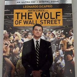 THE WOLF OF WALL STREET - 4K UHD Slipcover - Scorsese Leonardo Dicaprio